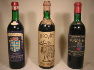 3 fameux vins italiens