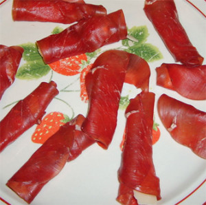 recette italienne, bresaola, antipasti