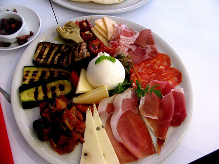 cuisine italienne, antipasti