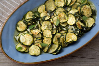 courgette escabèche, cuisine italienne