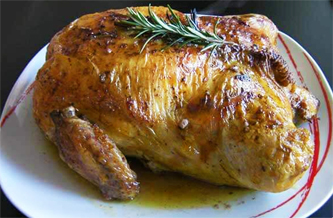 cuisine italienne, poulet farci